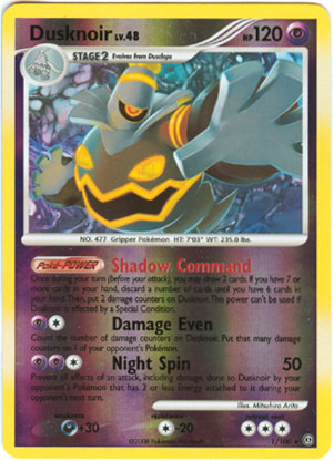 Dusknoir - 1/100 - Rare - Reverse Holo