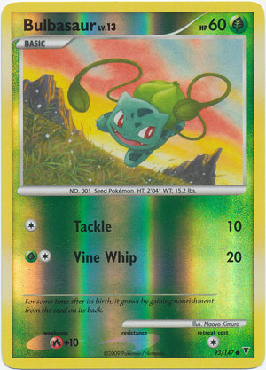 Bulbasaur - 93/147 - Common - Reverse Holo