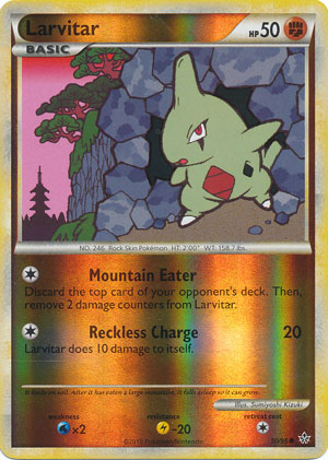 Larvitar - 50/95 - Common - Reverse Holo