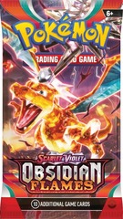 Pokemon SV3 Obsidian Flames Booster Pack -- Charizard Pack Art