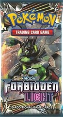 Pokemon Sun & Moon SM6 Forbidden Light Booster Pack -- Zygarde Pack Art