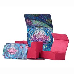 Arcane Fortress Stained Glass Collection Radiant 100+ Deluxe Deck Vault - Blossom Grace -- NO REFUNDS OR CANCELLATIONS, ALL SALES ARE FINAL