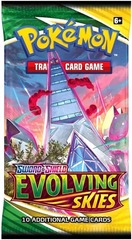 Pokemon SWSH7 Evolving Skies Booster Pack -- Duraludon Pack Art