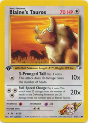 Blaine's Tauros - 64/132 Common - 1st Edition