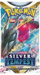 Pokemon SWSH12 Silver Tempest Booster Pack -- Regidrago Pack Art