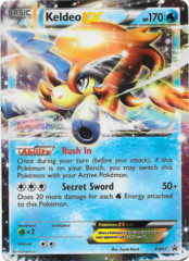 Keldeo EX BW61 Holo Promo Card - Keldeo EX Power Tin Exclusive