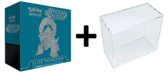 MINT Pokemon XY11 Steam Siege Elite Trainer Box PLUS Acrylic Case Protector