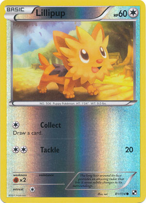 Lillipup - 81/114 - Common - Reverse Holo