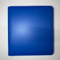 12-Pocket Zipper Binder - Blue