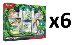 Pokemon Ogerpon ex Premium Collection Box CASE (6 Boxes)