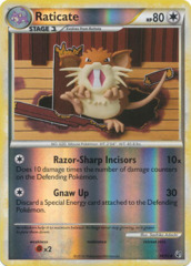 Raticate - 34/90 - Uncommon - Reverse Holo