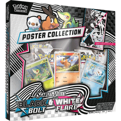 Pokemon SV10.5 Black Bolt & White Flare Unova Poster Collection Box -- NO REFUNDS OR CANCELLATIONS, ALL SALES ARE FINAL