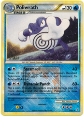 Poliwrath 21/95 Crosshatch Holo STAFF Promo - 2011 Regional Championships