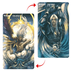 Ultra Pro - MTG: Final Fantasy - Sephiroth, Fabled SOLDIER/Sephiroth, One-Winged Angel Double-Sided Playmat
