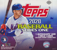 2020 Topps MLB Baseball Series 1 JUMBO Box