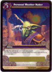 Personal Weather Maker Loot Card