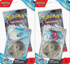 Pokemon SV7 Stellar Crown Checklane Blisters - BOTH Checklane Blisters