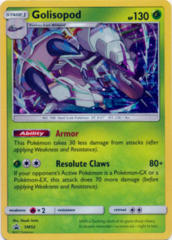 Golisopod SM52 Cosmos Holo Promo - Crimson Invasion Blister Packs