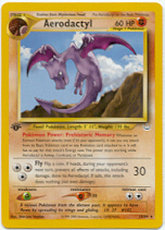 Aerodactyl - 15/64 - Rare - 1st Edition