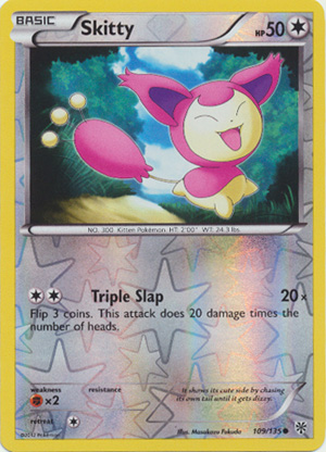 Skitty - 109/135 - Common - Reverse Holo