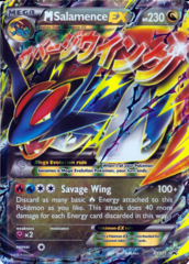 Mega Salamence EX XY171 JUMBO OVERSIZED Holo Promo - Mega Salamence EX Premium Collection Exclusive