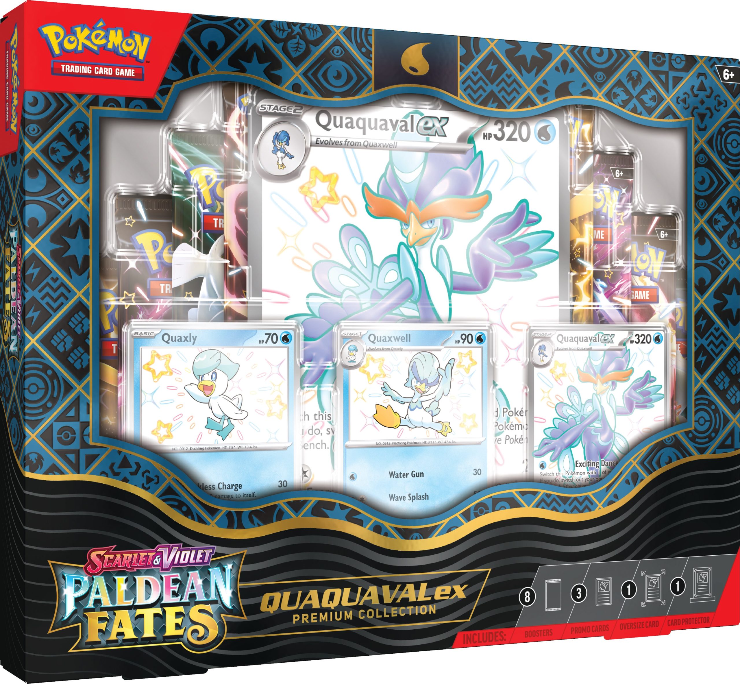 Pokemon SV4.5 Paldean Fates Premium Collection - Quaquaval ex
