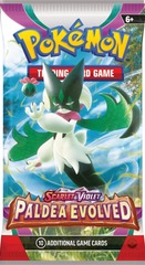 Pokemon SV2 Paldea Evolved Booster Pack -- Meowscarada Pack Art