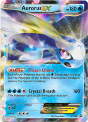 Aurorus EX XY102 Holo Promo Card - Aurorus EX Box Exclusive