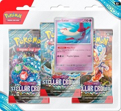 Pokemon SV7 Stellar Crown 3-Pack Blister - Latias