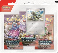 Pokemon SV5 Temporal Forces 3-Pack Blister - Cyclizar