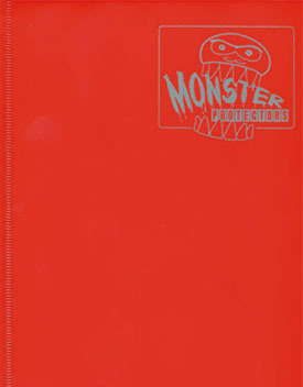 Monster Protectors 4-Pocket Binder - Matte Red - Accessories » Binders ...