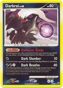 Darkrai - 3/100 - Rare - Reverse Holo