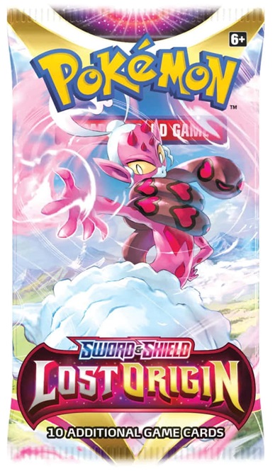 Pokemon SWSH11 Lost Origin Booster Pack -- Enamorus Pack Art