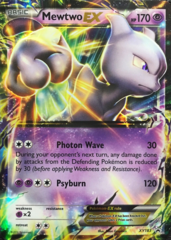 Mewtwo EX XY183 JUMBO OVERSIZED Holo Promo - 2016 Mewtwo EX Box Excclusive