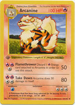 Arcanine - 23/102 - Uncommon - 1st Edition