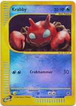 Krabby - 115/165 - Common - Reverse Holo