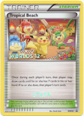 Tropical Beach BW50 Non-Holo STAFF Promo - 2012 Pokemon World Championships