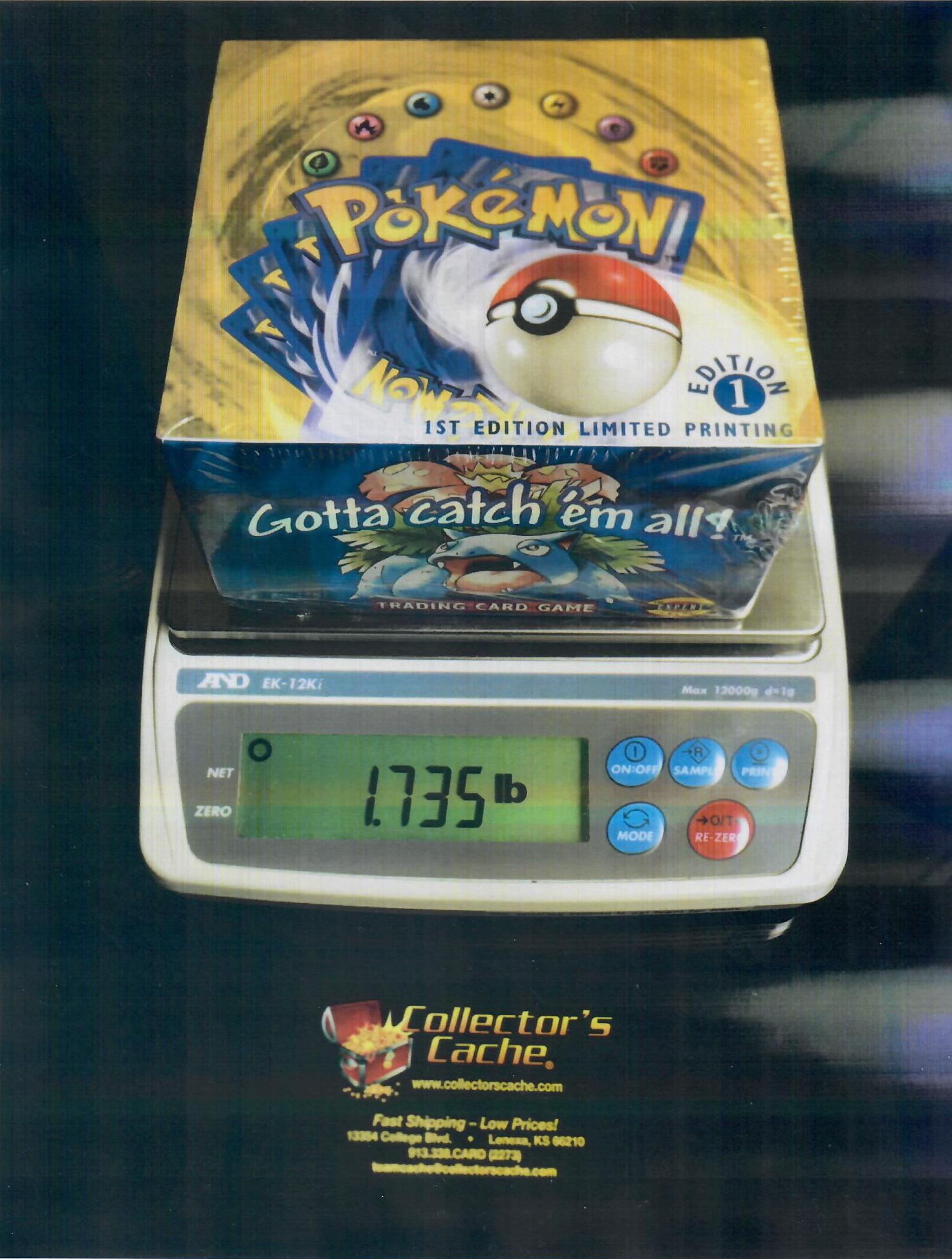 CERTIFIED AUTHENTIC English Pokemon Base Set 1st Booster Box - HAWAIIAN BOX