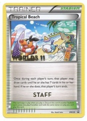 Tropical Beach BW28 Non-Holo STAFF Promo - 2011 Pokemon World Championships