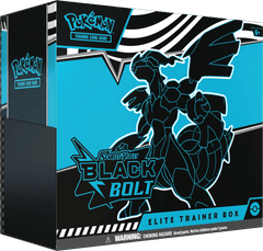 Pokemon SV10.5 Black Bolt Elite Trainer Box -- NO REFUNDS OR CANCELLATIONS, ALL SALES ARE FINAL