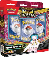 Pokemon Mega Diancie ex Mega Battle Deck -- NO REFUNDS OR CANCELLATIONS, ALL SALES ARE FINAL