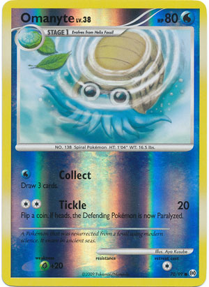 Omanyte - 70/99 - Common - Reverse Holo