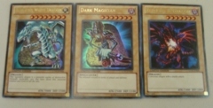 Blue Eyes White Dragon Dark Magician Red Eyes LOT SET LC01-EN004 005 006