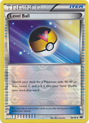 Level Ball - 89/99 - Uncommon - Reverse Holo