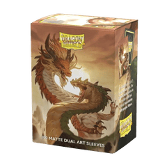 Dragon Shield DUAL Matte Standard-Size Sleeves - Wood Snake 2025 - 100ct