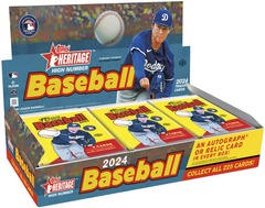 2024 Topps Heritage High Number MLB Baseball Hobby Box