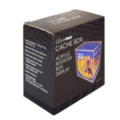 Ultra Pro CACHE BOX - Acrylic Booster Box Protector Display - SIZED FOR POKEMON BOXES