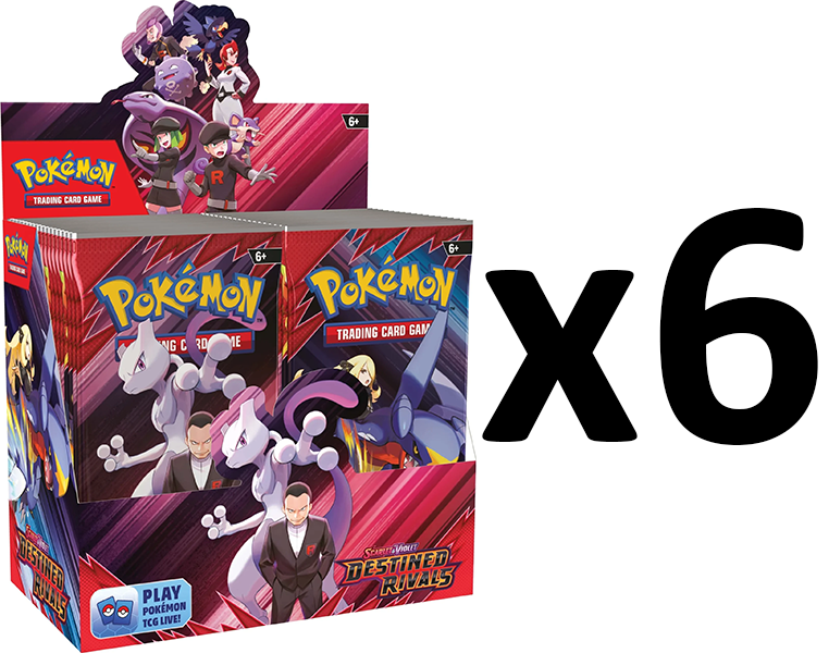 Pokemon SV10 Destined Rivals Booster Box CASE (6 Boxes)