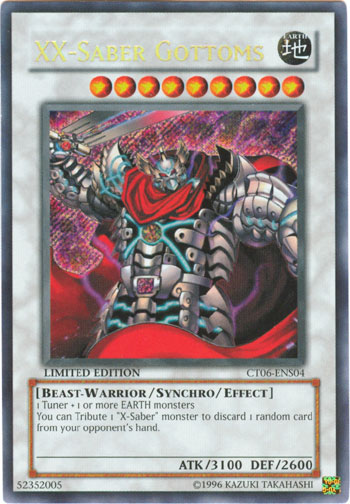 XX-Saber Gottoms Secret Rare CT06-ENS04