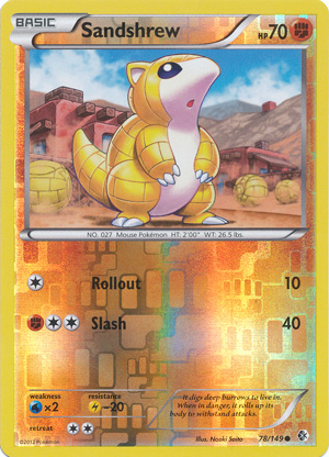 Sandshrew - 78/149 - Common - Reverse Holo